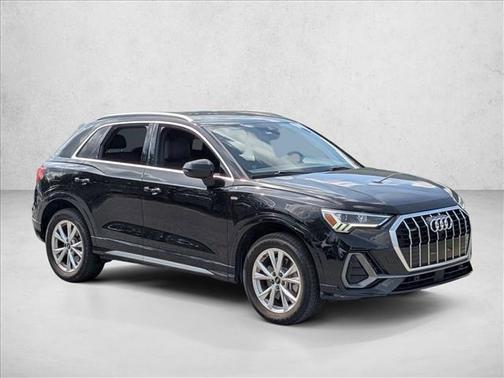 Mythos Black Metallic 2023 Audi Q3 45 S line Premium Plus