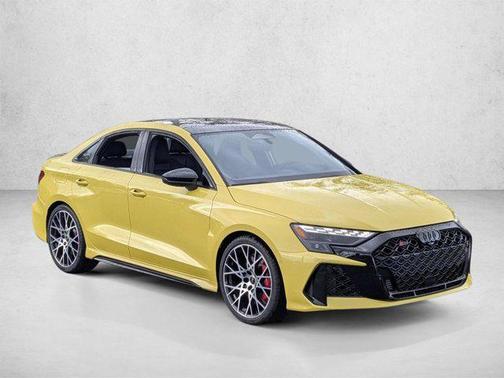 python yellow metallic 2026 Audi RS 3 TFSI quattro S tronic