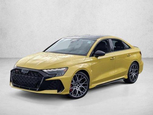 python yellow metallic 2026 Audi RS 3 TFSI quattro S tronic