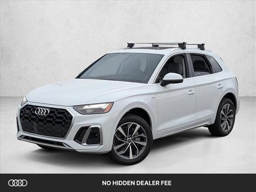 Glacier White Metallic 2023 Audi Q5 45 S line Premium Plus