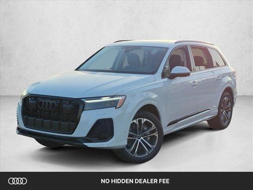 Glacier White Metallic 2026 Audi Q7 45 Premium Plus