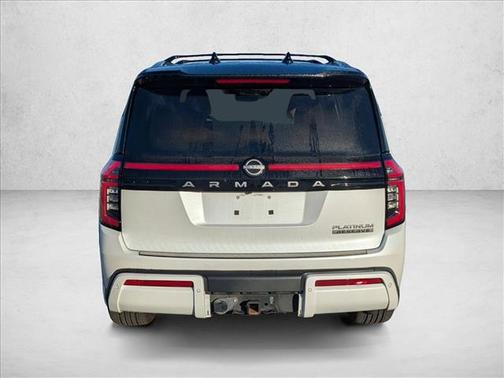 Everest White Pearl Tricoat/Super Black 2025 Nissan Armada Platinum Reserve 2WD