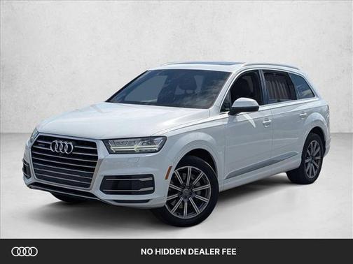 Glacier White Metallic 2019 Audi Q7 45 Premium Plus
