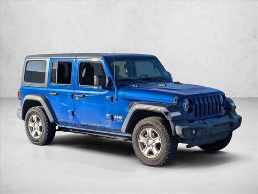 Ocean Blue Metallic Clearcoat 2020 Jeep Wrangler Unlimited Sport