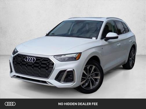 Glacier White Metallic 2023 Audi Q5 45 S line Premium Plus