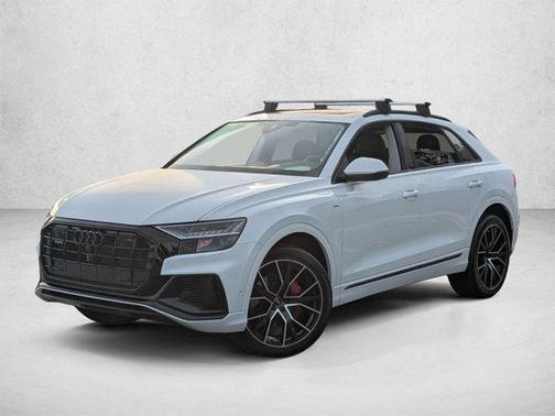 Glacier White Metallic 2023 Audi Q8 55 Premium Plus
