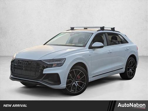 Glacier White Metallic 2023 Audi Q8 55 Premium Plus