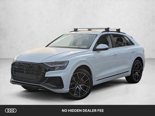 Glacier White Metallic 2023 Audi Q8 55 Premium Plus