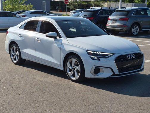 Glacier White Metallic 2023 Audi A3 Premium