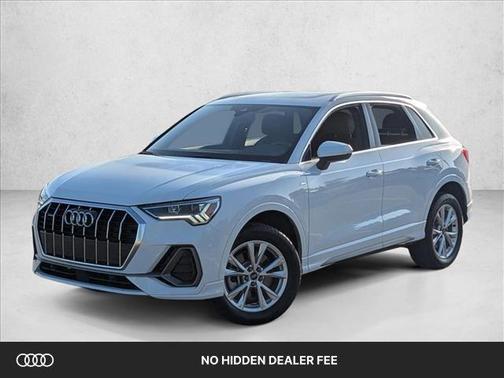Glacier White Metallic 2024 Audi Q3 45 S line Premium Plus