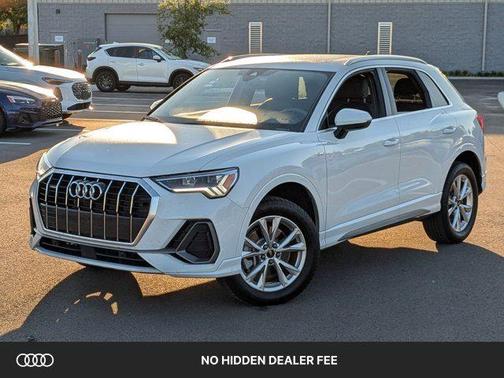 Glacier White Metallic 2024 Audi Q3 45 S line Premium Plus