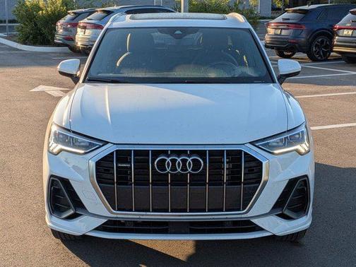 Glacier White Metallic 2024 Audi Q3 45 S line Premium Plus