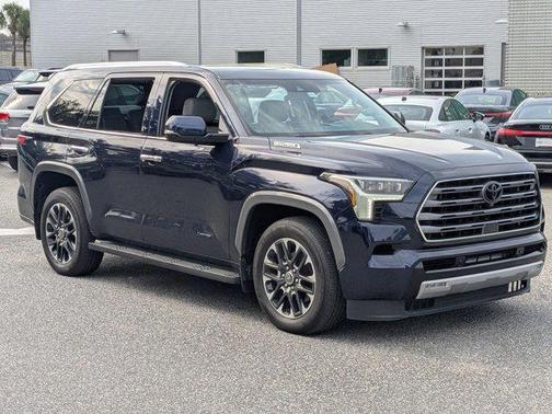 Supersonic Red 2024 Toyota Sequoia Limited