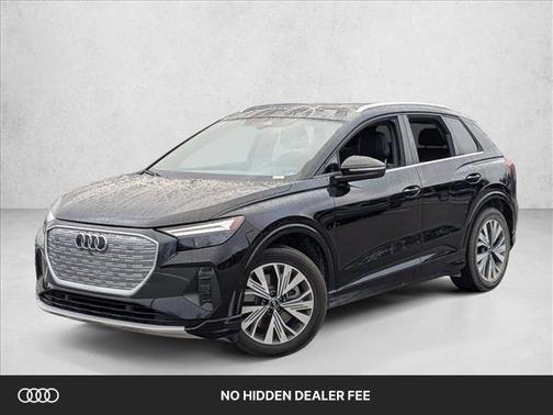Mythos Black Metallic 2023 Audi Q4 e-tron Premium Plus 40 RWD