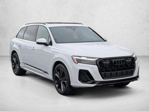 Glacier White Metallic 2026 Audi Q7 55 Premium Plus