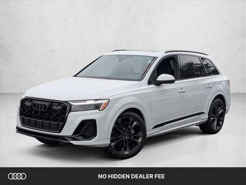 Glacier White Metallic 2026 Audi Q7 55 Premium Plus