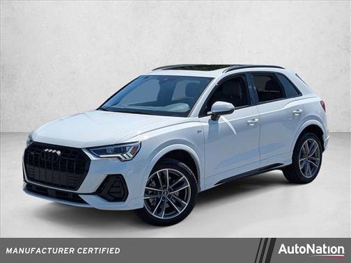 Glacier White Metallic 2024 Audi Q3 Premium 45 TFSI S line quattro Tiptronic