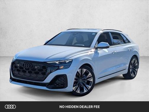 Glacier White Metallic 2026 Audi Q8 55 Premium Plus