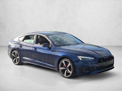 Navarra Blue Metallic 2023 Audi A5 Sportback 45 S Line Premium Plus
