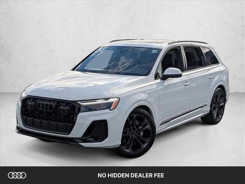 Glacier White Metallic 2026 Audi Q7 55 Premium Plus