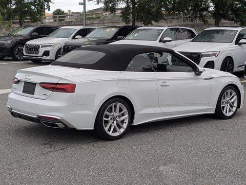 Glacier White Metallic/Black Roof 2023 Audi A5 Prestige 45 TFSI S line quattro S tronic