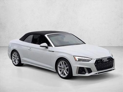 Glacier White Metallic/Black Roof 2023 Audi A5 Prestige 45 TFSI S line quattro S tronic