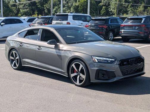 Chronos Gray Metallic 2024 Audi A5 Sportback 45 S Line Premium Plus