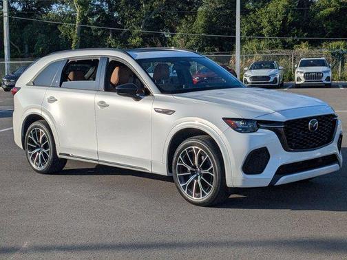 Rhodium White Premium 2025 Mazda CX-70 3.3 Turbo S Premium Plus