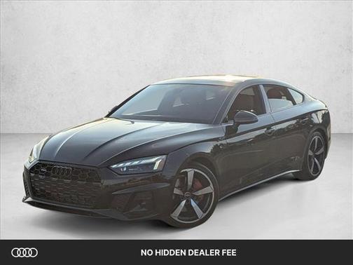 Mythos Black Metallic 2023 Audi A5 Sportback 45 S Line Premium Plus