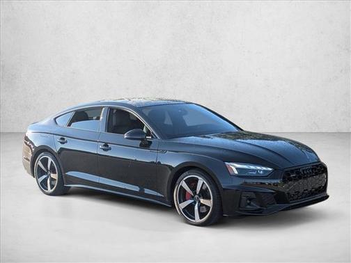 Mythos Black Metallic 2023 Audi A5 Sportback 45 S Line Premium Plus