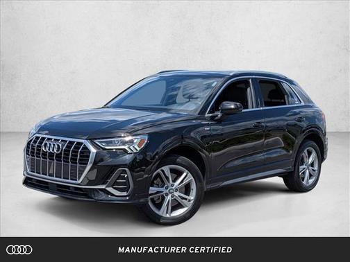 Mythos Black Metallic 2021 Audi Q3 45 S line Premium Plus