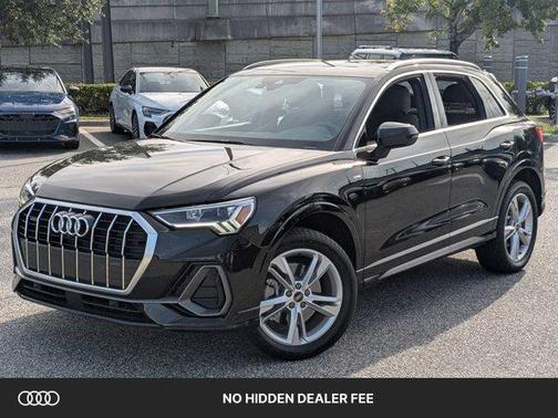 Mythos Black Metallic 2023 Audi Q3 45 S line Premium Plus