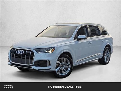 Glacier White Metallic 2023 Audi Q7 45 Premium Plus