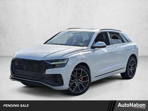 Glacier White Metallic 2023 Audi Q8 55 Prestige
