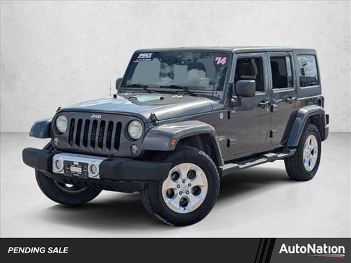 Granite Crystal Metallic Clearcoat 2014 Jeep Wrangler Unlimited Sahara