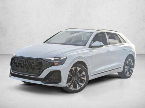 Glacier White Metallic 2026 Audi Q8 55 Premium Plus