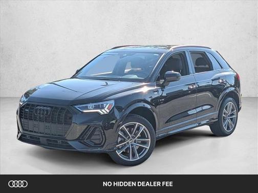 Mythos Black Metallic 2024 Audi Q3 45 S line Premium Plus