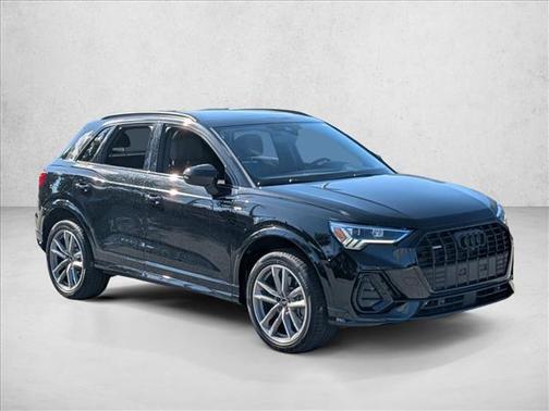 Mythos Black Metallic 2024 Audi Q3 45 S line Premium Plus