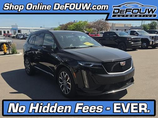 Stellar Black Metallic 2025 Cadillac XT6 Sport AWD