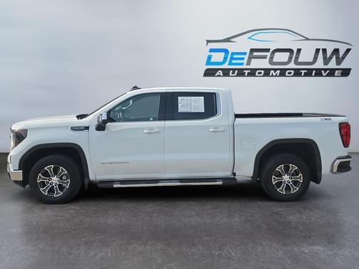 Summit White 2024 GMC Sierra 1500 SLE