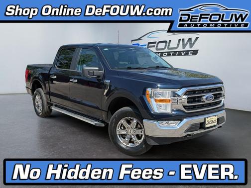 Antimatter Blue Metallic 2023 Ford F-150 XLT
