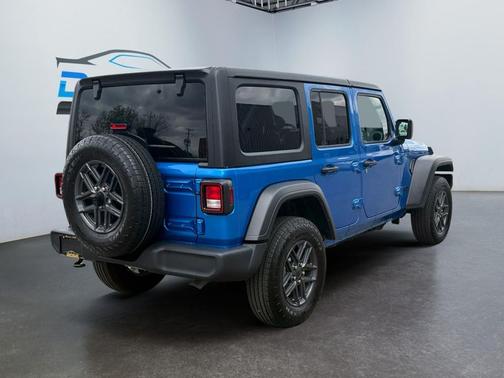 Hydro Blue Pearl 2024 Jeep Wrangler Sport S