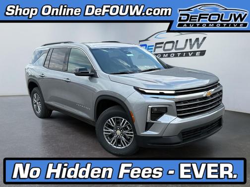 Sterling Gray Metallic 2026 Chevrolet Traverse LT