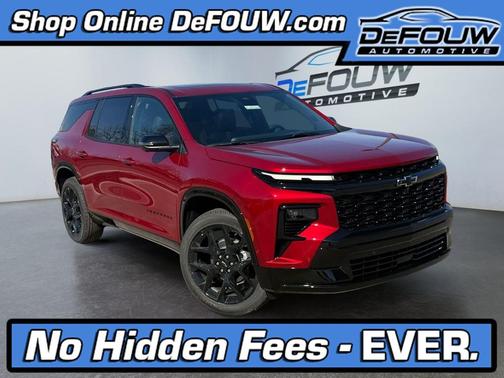 Radiant Red Tintcoat 2026 Chevrolet Traverse RS