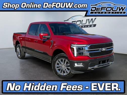 Rapid Red Metallic Tinted Clearcoat 2024 Ford F-150 King Ranch