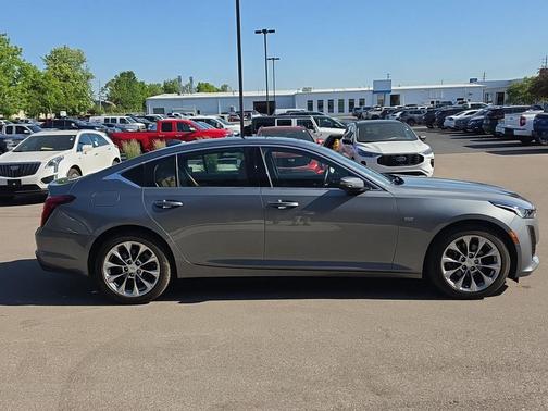 Satin Steel Metallic 2021 Cadillac CT5 Premium Luxury RWD