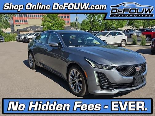 Satin Steel Metallic 2021 Cadillac CT5 Premium Luxury RWD