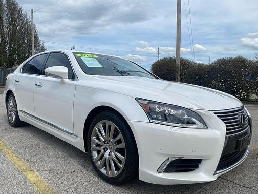 White 2016 Lexus LS 460 Base