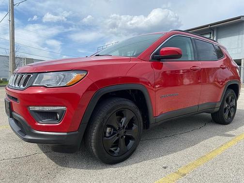 Red 2020 Jeep Compass Latitude