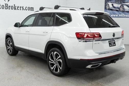 Opal White Pearl 2023 Volkswagen Atlas 3.6L SEL